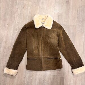 Northwest Territory Brown Jacket with Cream fur Lining
